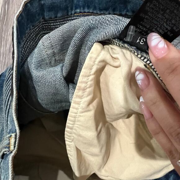 Balmain Moto Style Denim Jeans Size 31 - Picture 5 of 9